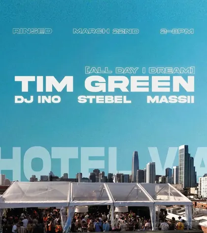 All Day I Dream rooftop party with Tim Green, DJ INO, Stebel and Massii
